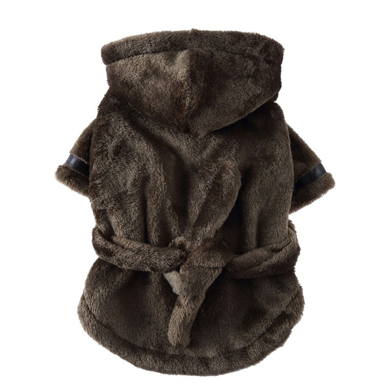 Pet Bathrob Dog Pajamas Sleeping Clothes Soft Pet Bath Drying Towel Clothes winter Warm pajamas for Puppy Dogs Quick Drying - Korvel