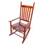 wooden porch rocker chair Brown - Korvel