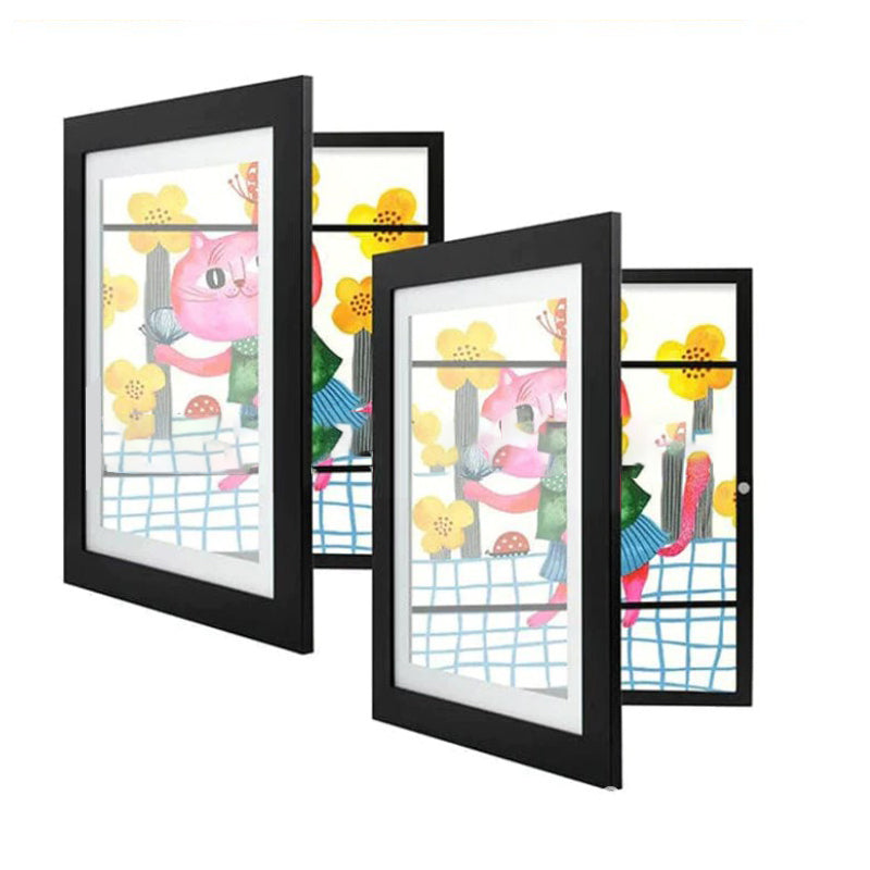 Children Art Frames Magnetic Front Open Changeable Kids Frametory for Photo Drawing Paintings Pictures Display - Korvel