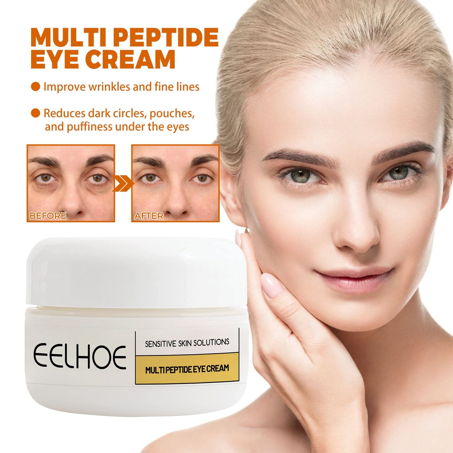 Crème pour les yeux au peptide de miel - Nourrir et éclaircir