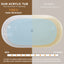 51 Inch Acrylic Freestanding Bathtub Contemporary Soaking White Tub with Overflow and Pop-up Drain Glossy White - Korvel