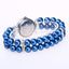 Crystal Watch Fashion Women Watch Pearl String Watch Strap Quartz Bracelet Watch models Female Clock Ladies damenuhr reloj mujer - Korvel