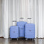 Hardshell Suitcase Spinner Wheels PP Luggage Sets Lightweight Durable Suitcase ,3-Piece Set (20/24/28) ,Purplish Blue - Korvel