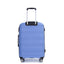 Hardshell Suitcase Spinner Wheels PP Luggage Sets Lightweight Durable Suitcase ,3-Piece Set (20/24/28) ,Purplish Blue - Korvel