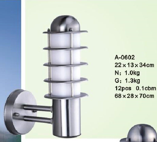 Applique Murale en Acier Inoxydable Outdoor Simplicity