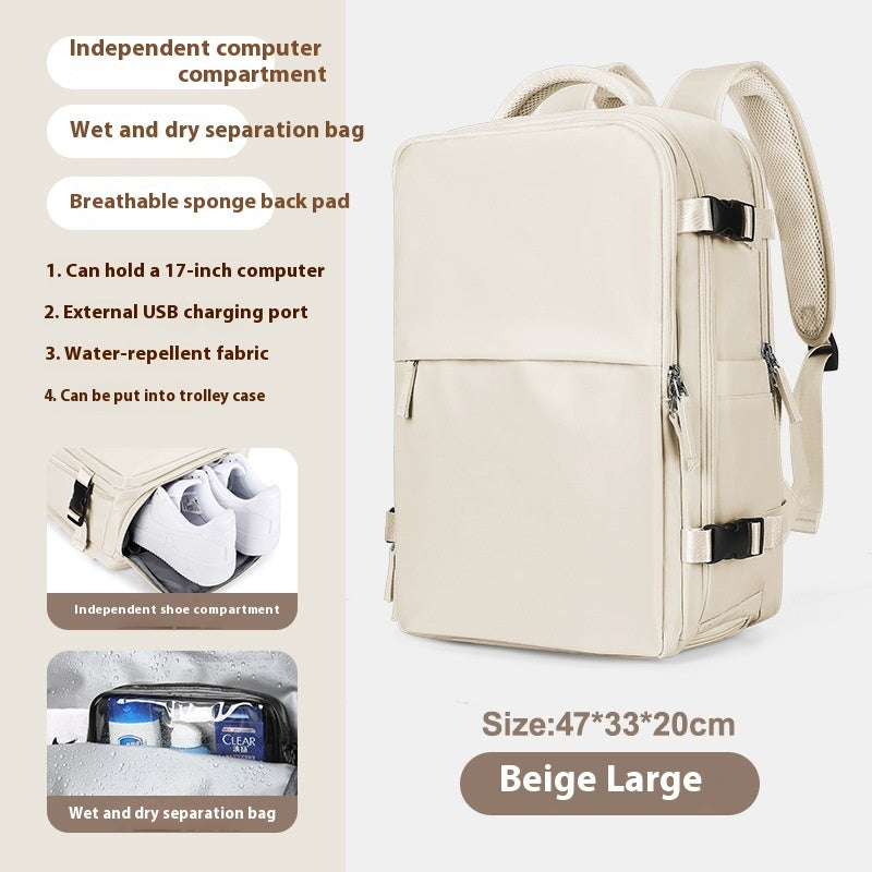 Mochila Expandible Premium para Viajes y Negocios