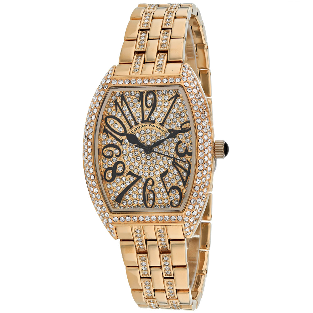Montre Élégante Étincelante pour Femmes Christian Van Sant