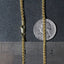 14k Yellow Gold Lightweight Wheat Chain Necklace