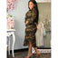 Vestidos Largos de Camuflaje Casual