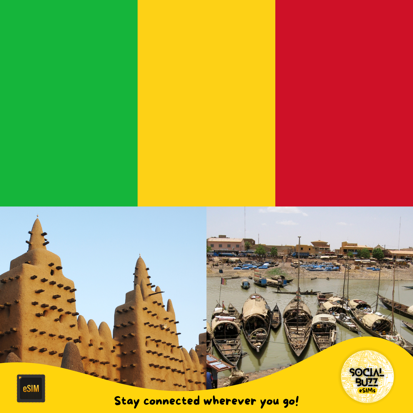 Plan de Datos de Internet eSIM en Mali