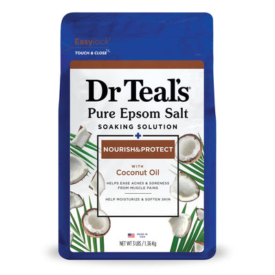 Dr Teal's Coconut Oil Epsom Salt Soaking Solution - 3 Lb