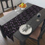 Couverture de table HOPE en code Morse pour la sensibilisation à l'épilepsie - Design de ruban viole