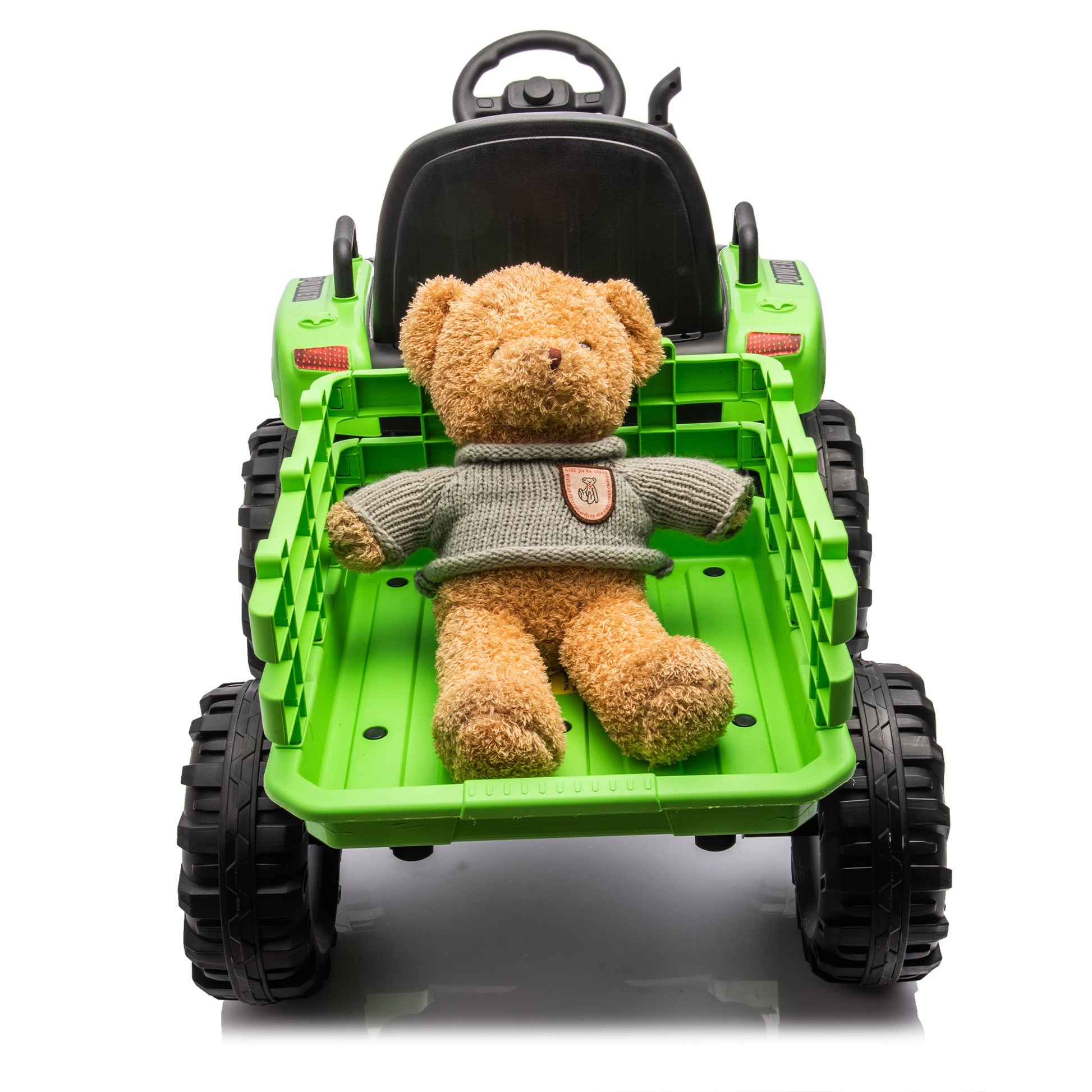 Children's electric tractor toy, powered by 24V battery, 200w * 2 motor 1.86-4.97MPH/remote control three speed adjustable - Korvel