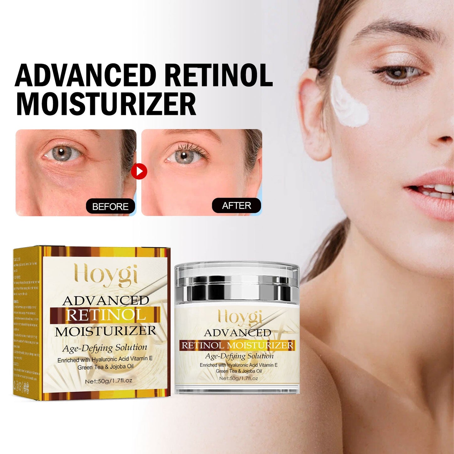 Retinol Cream Lighten Fine Lines Lift Firming Face Skin Brightening Skin Repair Moisturizing Cream - Korvel