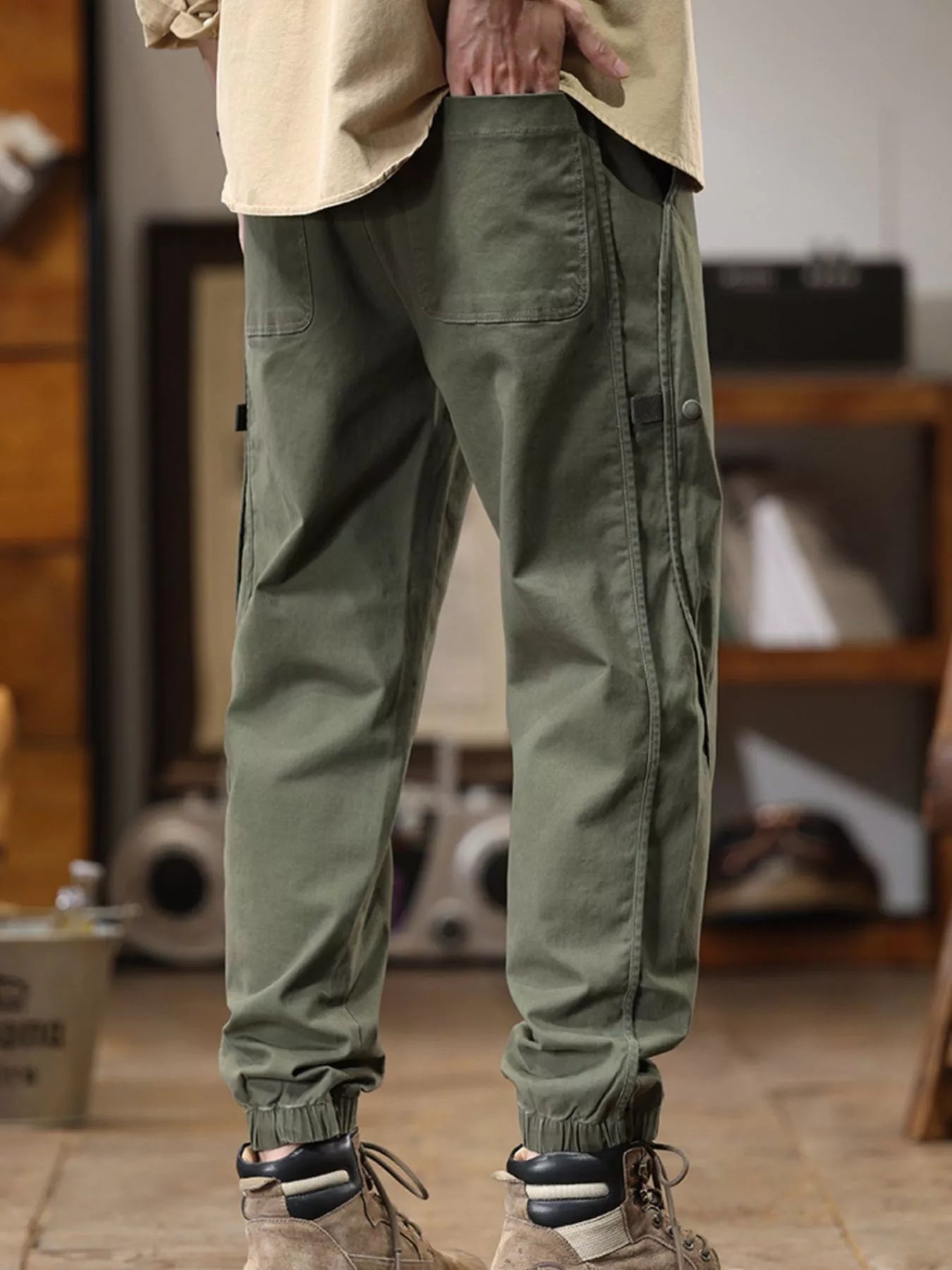 Men's Plus Size Drawstring Jogger Pants