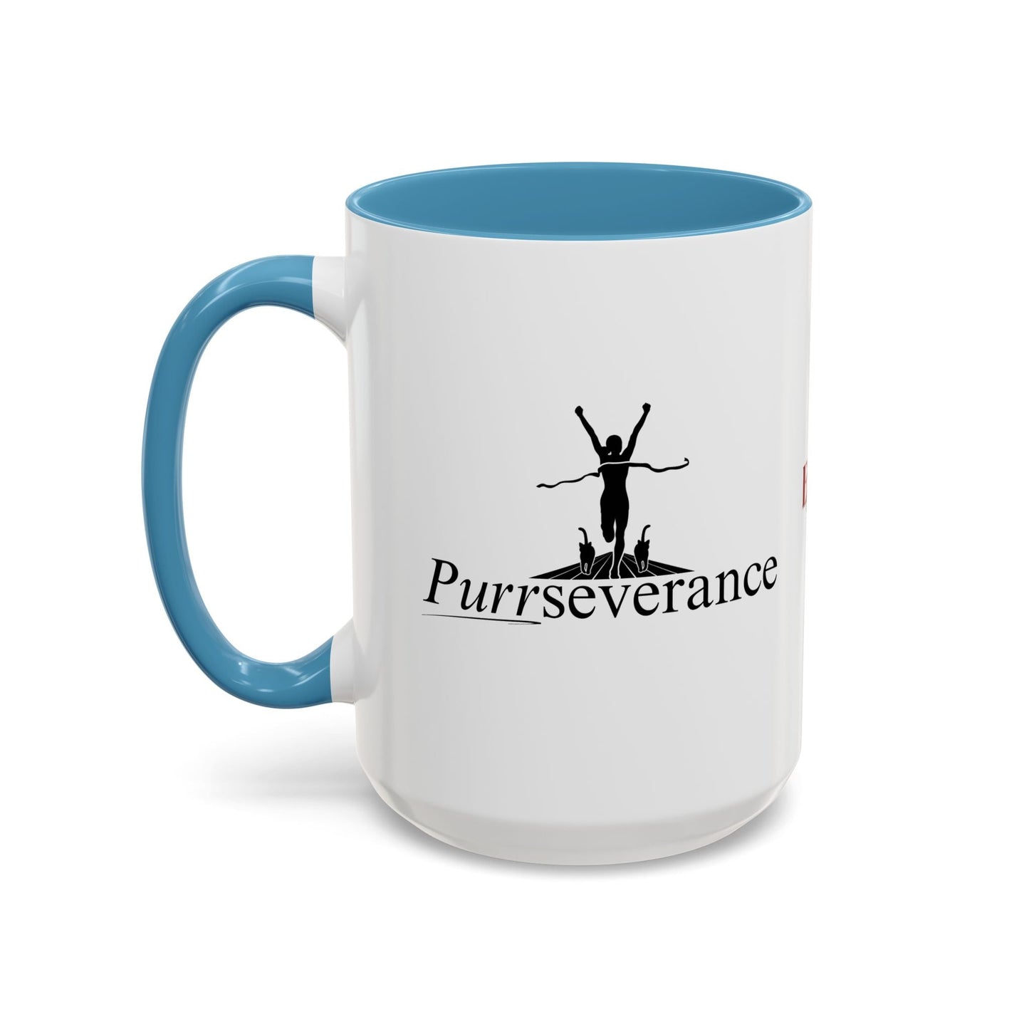 Purrseverance Accent Coffee Mug - Stylish & Functional