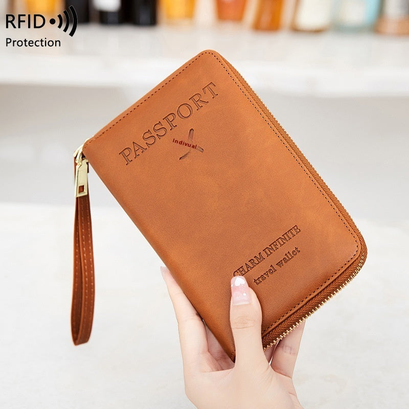 Funda para Pasaporte RFID para Almacenamiento Seguro en Viajes