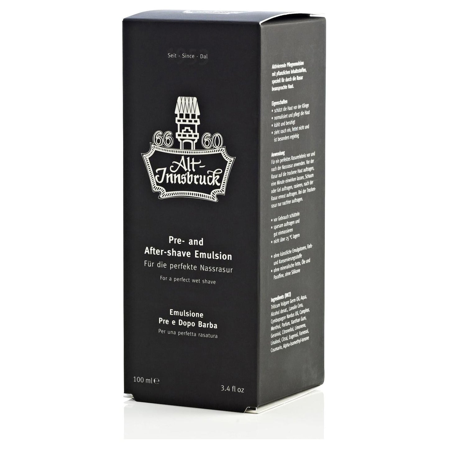 Emulsión Pre y Post Afeitado Alt-Innsbruck - 3.4 Oz