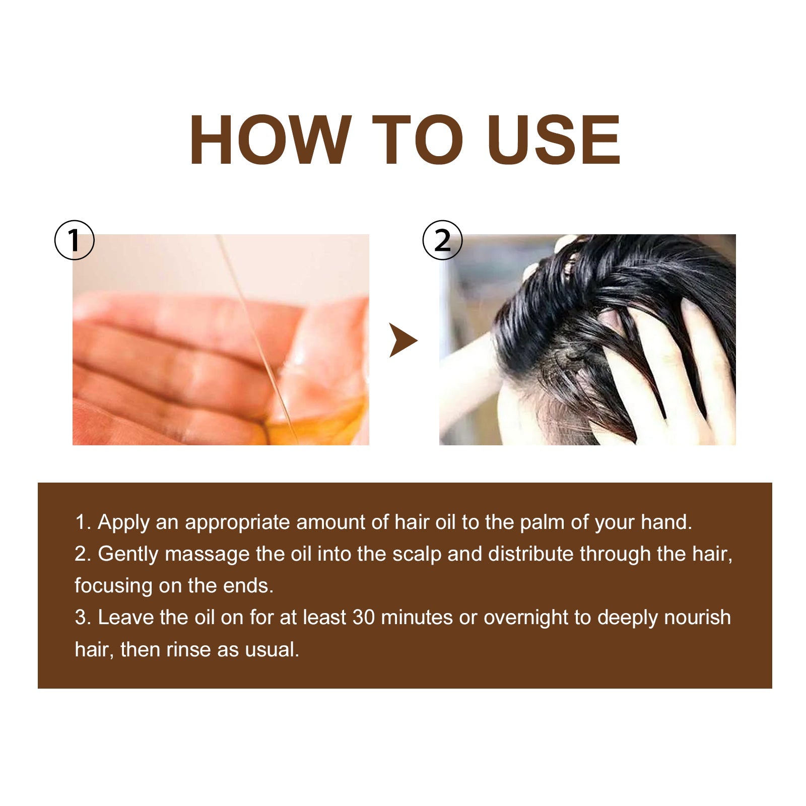 Moroccan Hair Oil, Leave-In Hair Care Serum For Split Ends And Dry Hair Without Greasy Scent - Korvel
