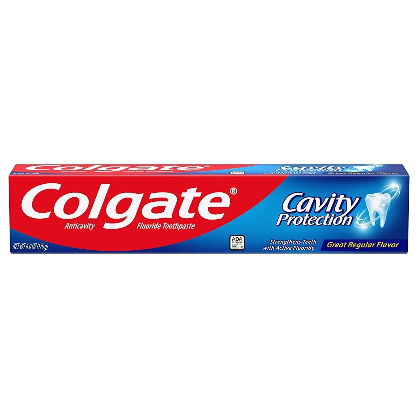 Colgate Cavity Protection Toothpaste, Regular Flavor, 6 oz