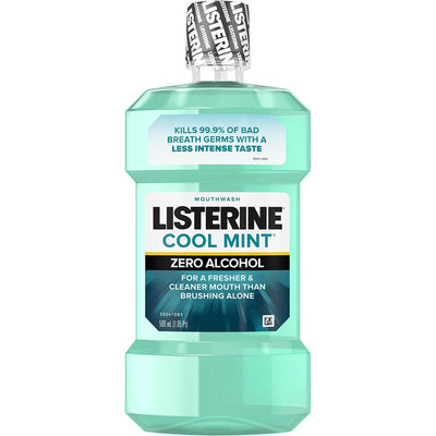 Listerine Zero Alcohol Cool Mint Mouthwash - 1.05 Pt