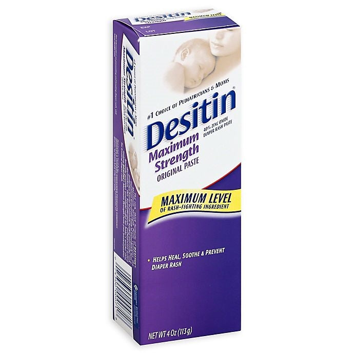 Crème contre l'érythème fessier Desitin Maximum Strength - 4 oz