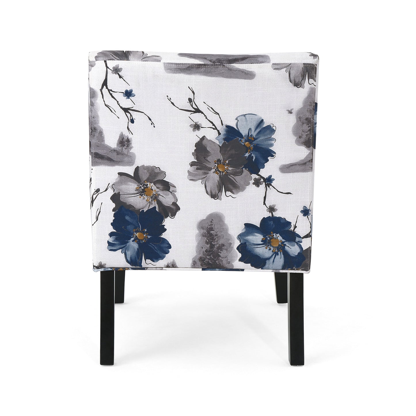 Elegant Accent Chair in Blue and Multi-Color