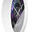 Beautifully Unstable Purple Ribbon Brain Silent Wall Clock - 10"
