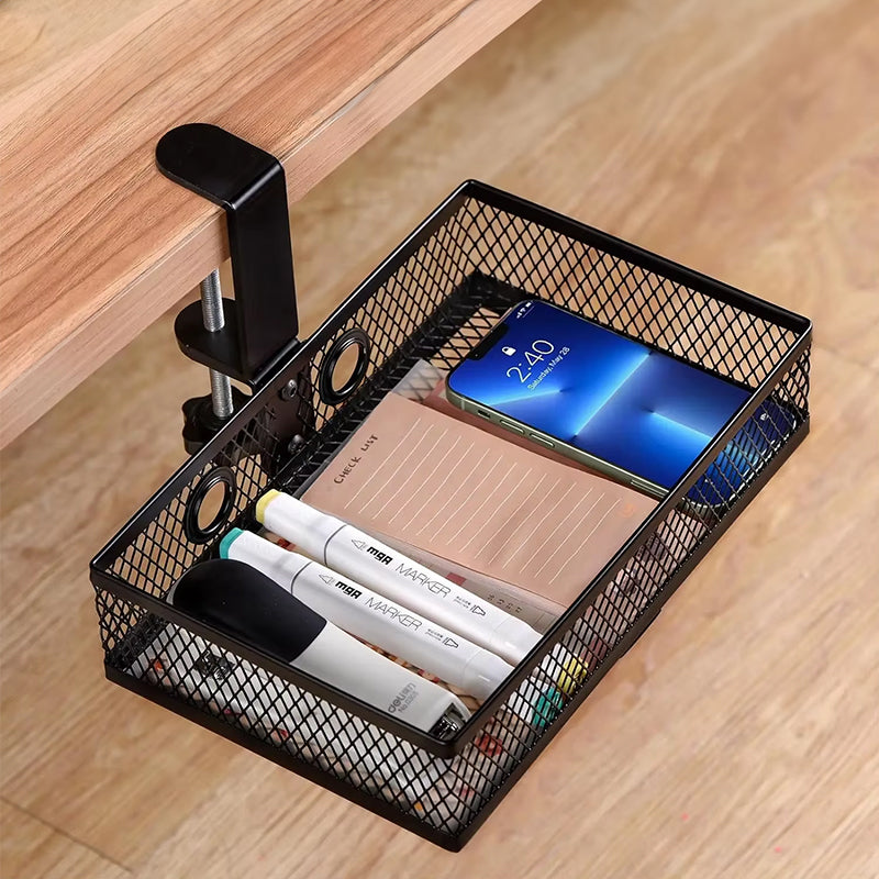 Premium Mesh Desk Organizer with Swivel Pencil Drawer