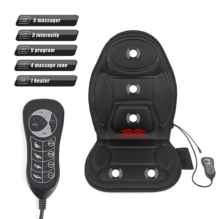 Shiatsu Electric Heating Massage Cushion for Home & Car