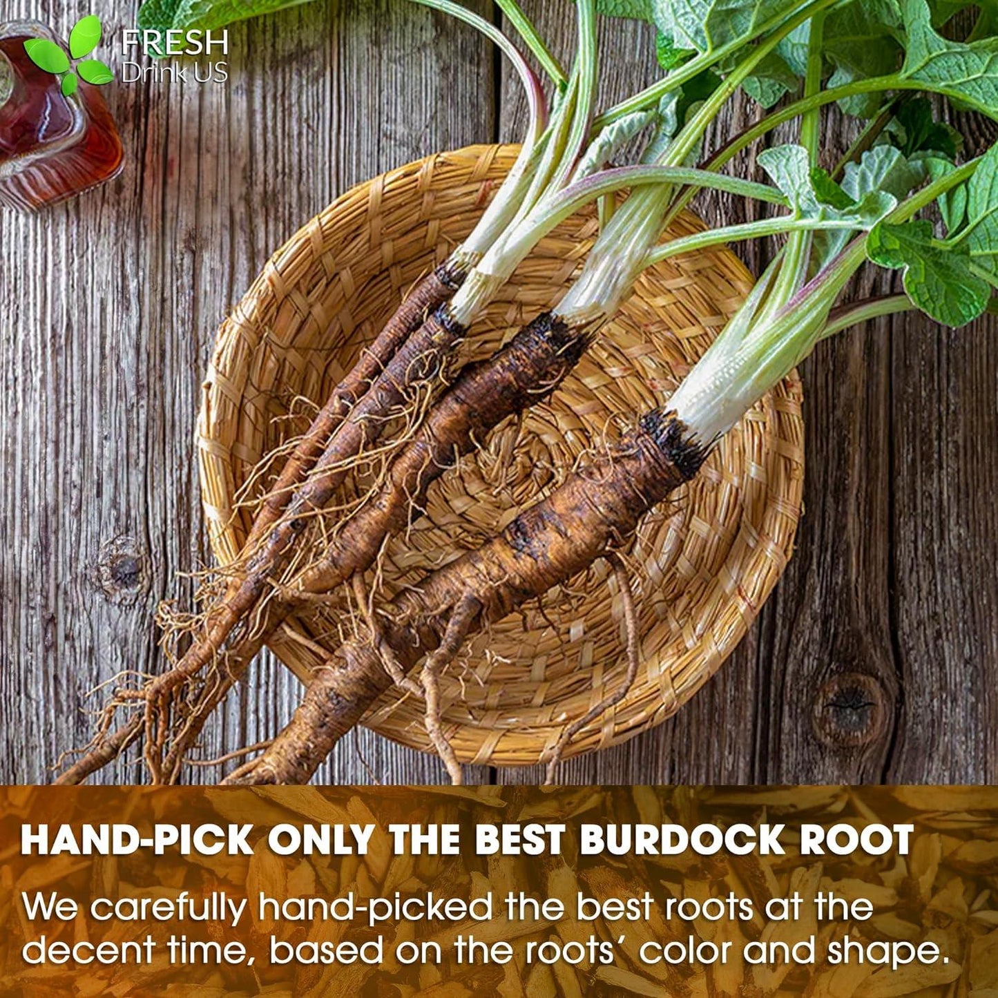 Burdock Root Powder,  Burdock Root Extract, 100% Natural & Pure from Burdock Root, Burdock Root Herbal Tea, No Additives, No Caffeine, Vegan - Korvel