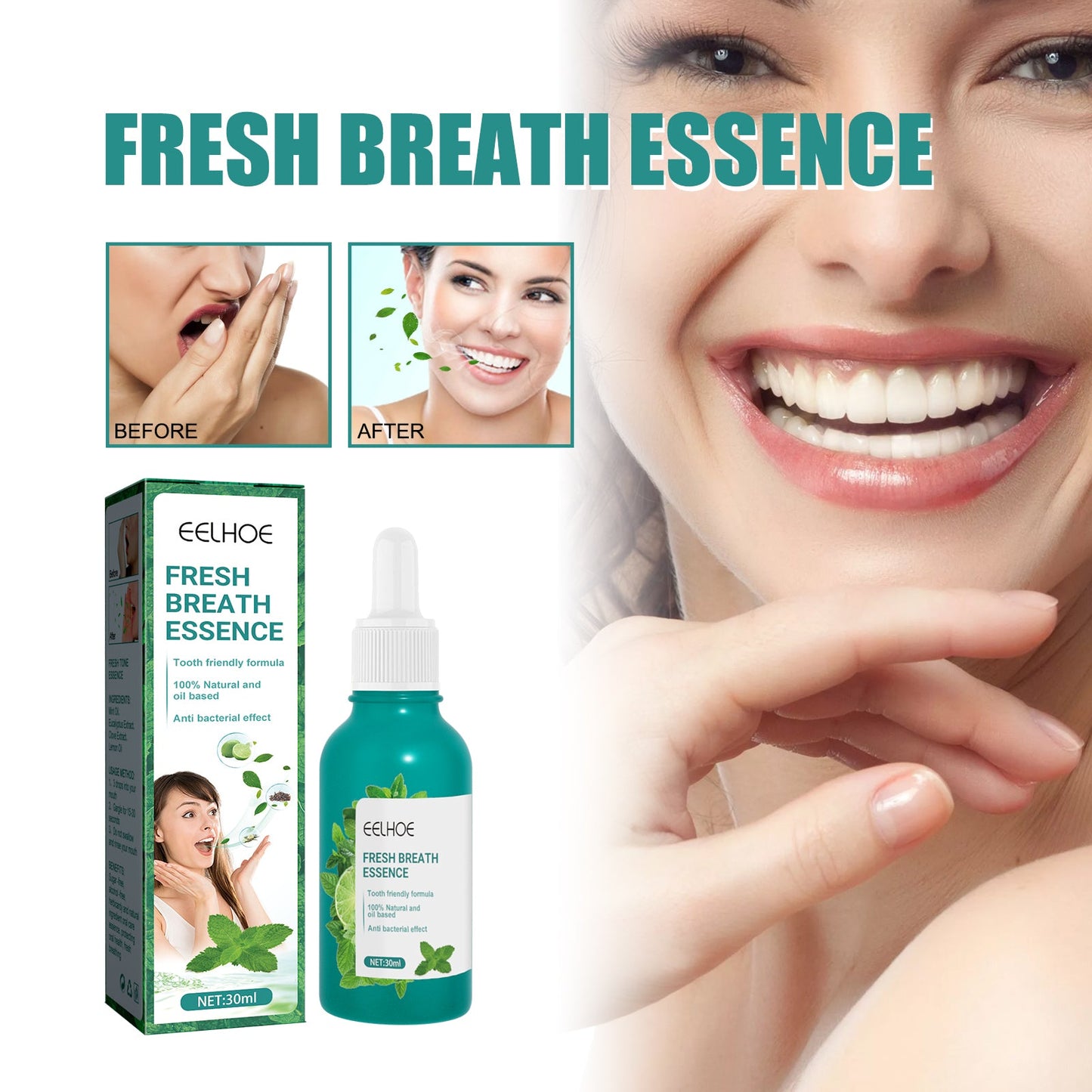 Essence de Fraîcheur - Spray Oral Parfumé à la Menthe