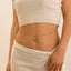 Elegant Zircon Navel Nail Body Chain with Imitation Pearls
