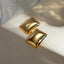 Stainless Steel Rectangular Stud Earrings - Korvel