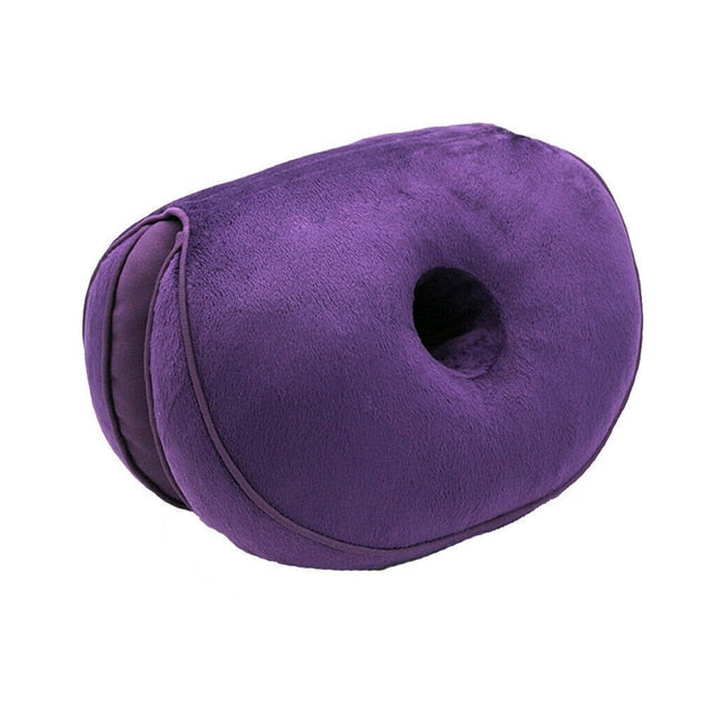 Dual Comfort Memory Foam Seat Cushion for Enhanced Support