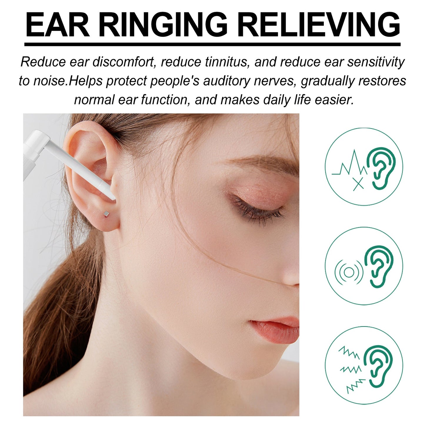Bees Propolis Tinnitus Soothing Spray, Relieve Tinnitus And Ear Discomfort Clean Ear Wax Drops - Korvel