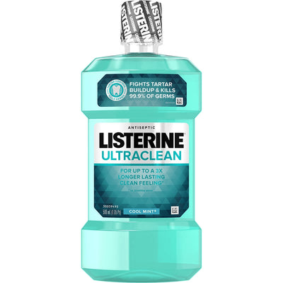 Enjuague bucal antiséptico Listerine Ultraclean - Menta fresca 1L