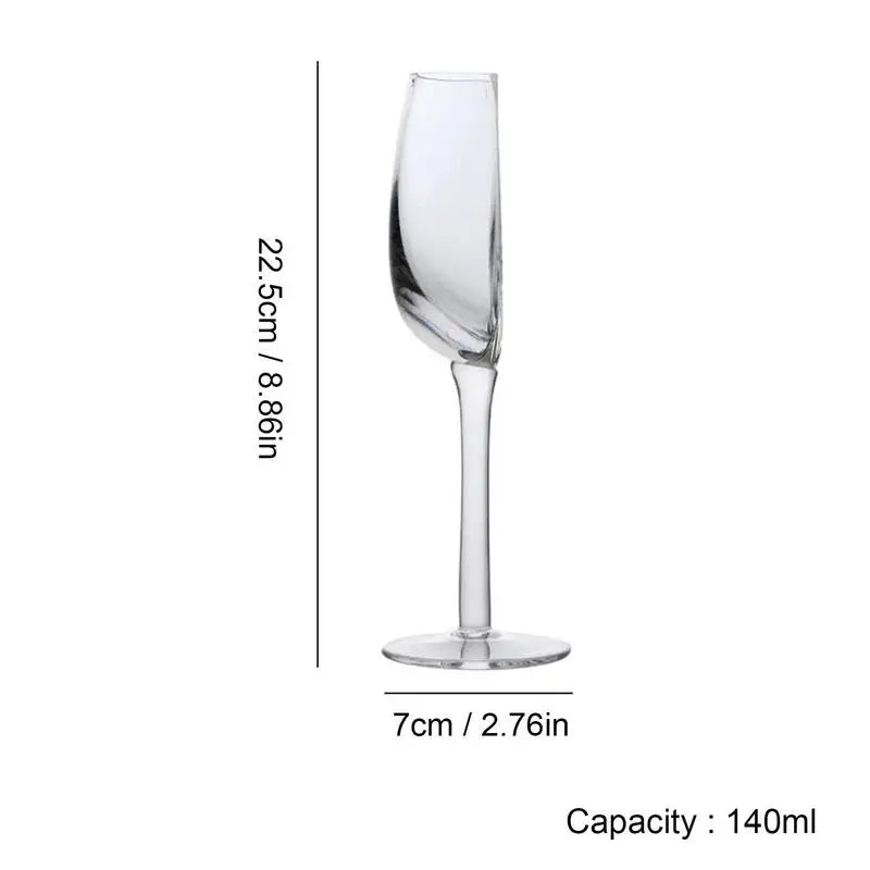 Creative Half Red Wine Cups Multi-use Vintage Tall Wine Glassware Long Stemmed Wine Champagne Glasses - Korvel
