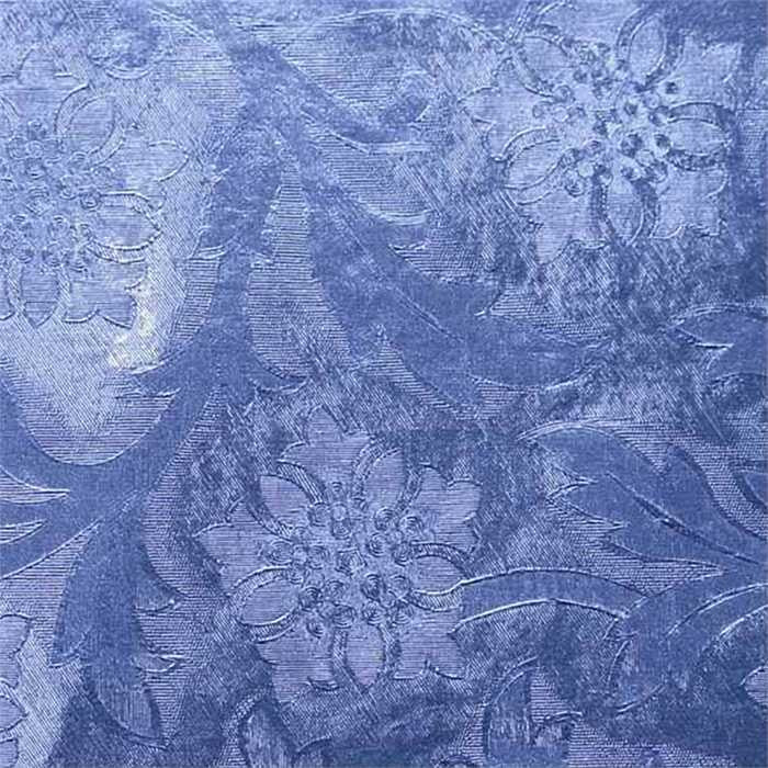 Envoltura de Foil para Floristas en Azul Real Embossed, 20" x 30'