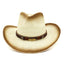 Western Spray Paint Straw Cowboy Hat