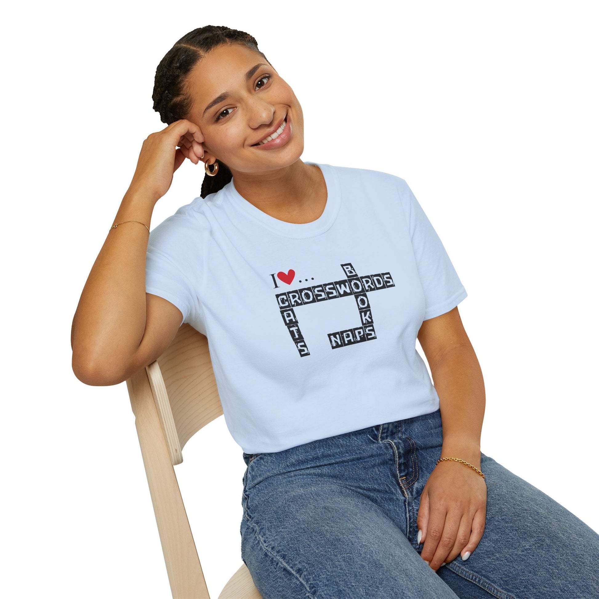 Purrfectly Cozy Crosswords Unisex T-Shirt - Korvel