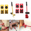 Furniture Mover Tool Set Furniture Transport Lifter Heavy Stuffs Moving Tool 4 Wheeled Mover Roller+1 Wheel Bar Hand Tools Set - Korvel