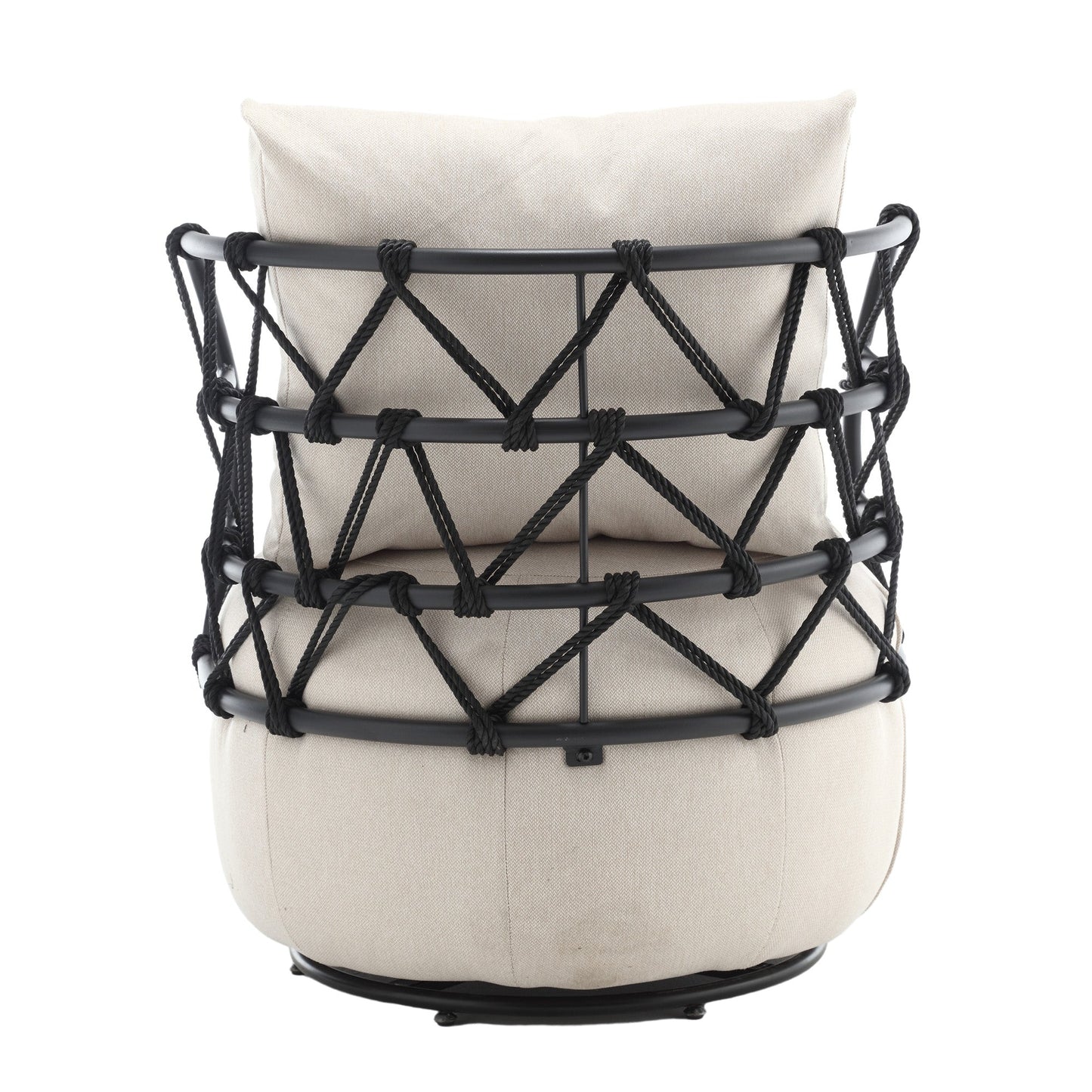 Silla de sala de estar tapizada y con botones COOLMORE