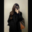 Manteau en laine coréen mi-long pour femmes