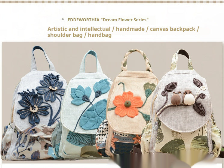 Ethnic Style Retro Canvas Travel Backpack