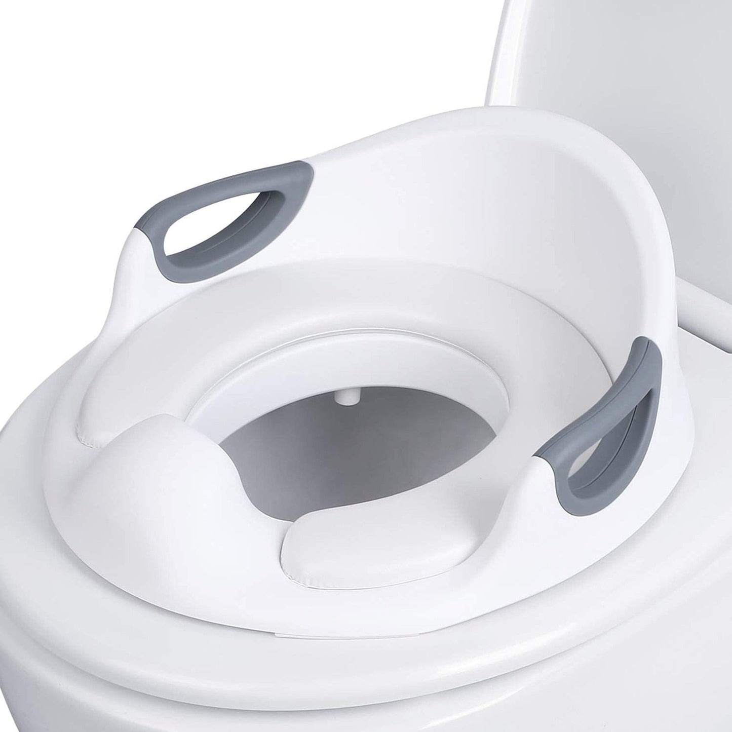 Toilet Seats for Children Baby Handles Backrest Baby Unisex Potty Training Urinal Portable Commode Pew Ring Home Supplies - Korvel