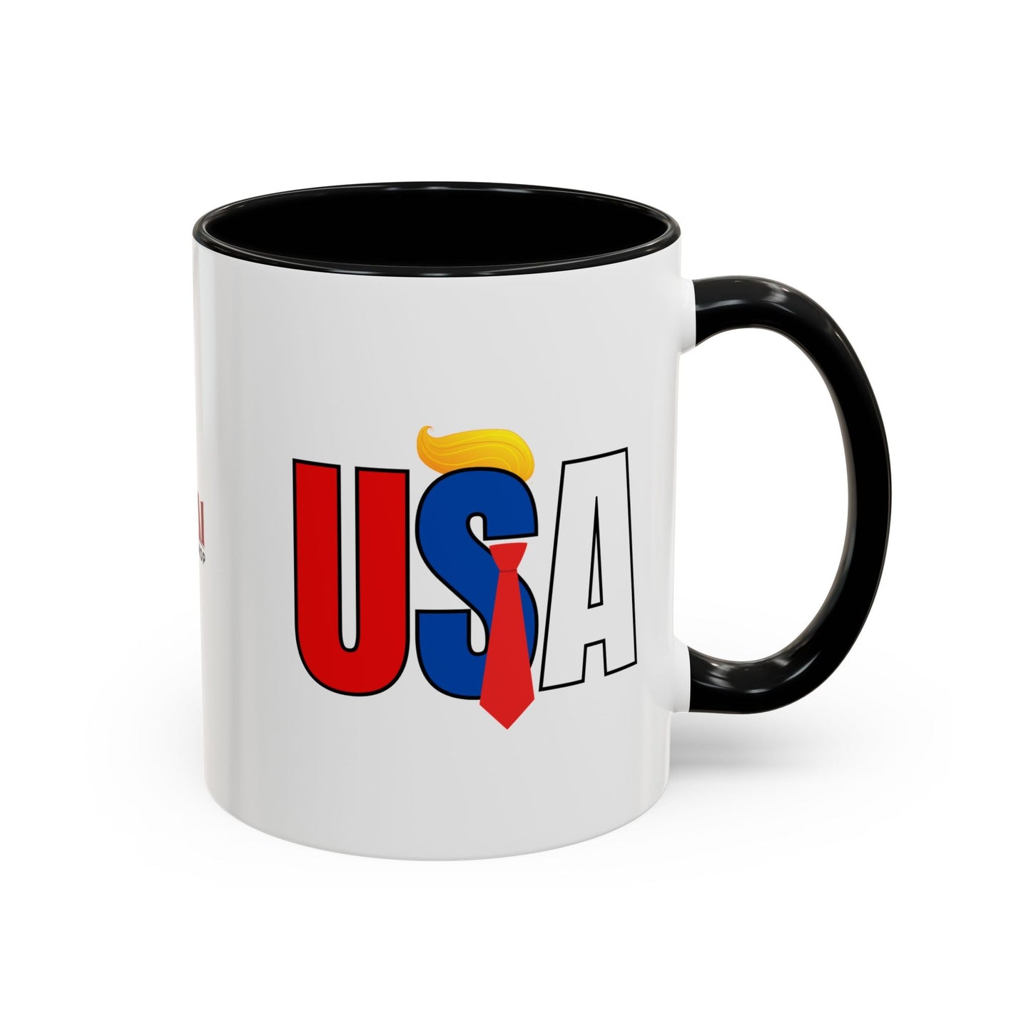 Taza de café con acento vibrante de EE. UU.