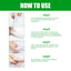 Masque pour les pieds à l'Aloe Vera pour l'hydratation et le soin