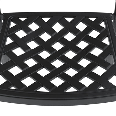 (Cushions In Random Colors)5-Piece Set Of Cast Aluminum Patio Furniture With Cushions - Korvel