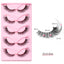 Pestañas de tira 3D con forma de ojo de gato alado Foxy - Vegan Faux Mink